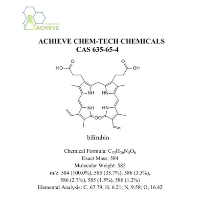 CAS 635-65-4 Bilirubin powder | Shaanxi BLOOM Tech Co., Ltd CAS 635-65-4 Bilirubin powder | Shaanxi BLOOM Tech Co., Ltd