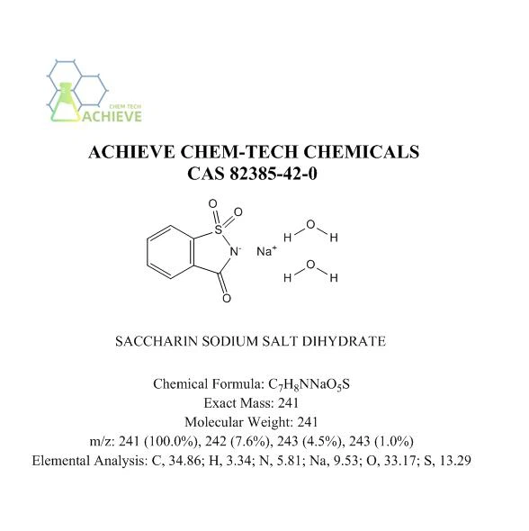 SACCHARIN SODIUM SALT DIHYDRATE CAS 82385-42-0