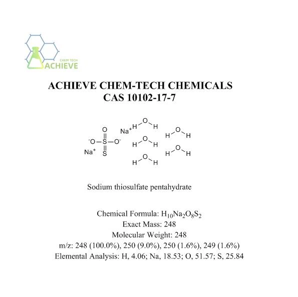 Sodium Thiosulfate Pentahydrate CAS 10102-17-7